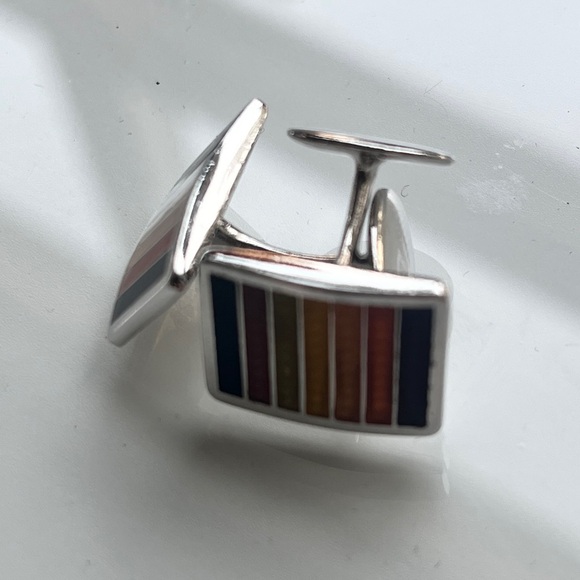 Sterling Silver Paul Smith Cufflinkee - Picture 3 of 4